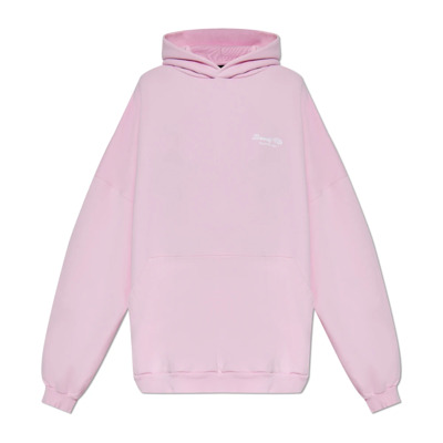 Oversize Hoodie Balenciaga , Pink , Dames