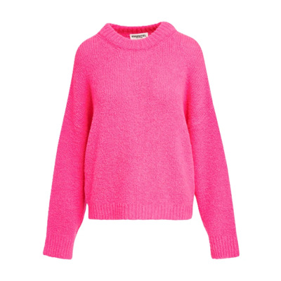 Oversized Gebreide Trui Essentiel Antwerp , Pink , Dames