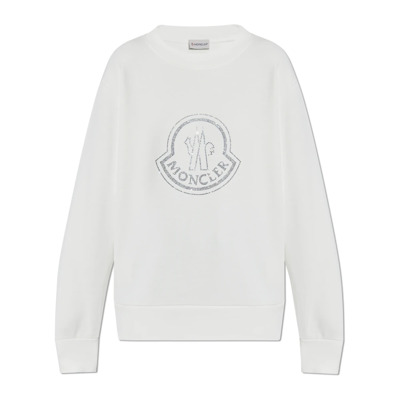 Oversized trui Moncler , White , Dames