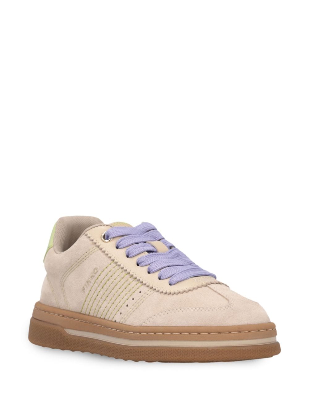 PINKO Mandy 03 suède sneakers - Beige