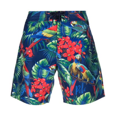 Palm Island Parrot Print Zwembroek Ralph Lauren , Multicolor , Heren