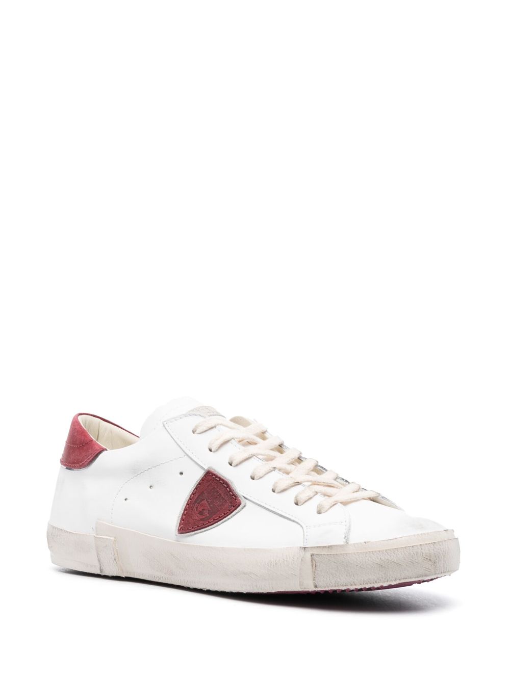 Philippe Model Paris Sneakers met colourblocking - Wit