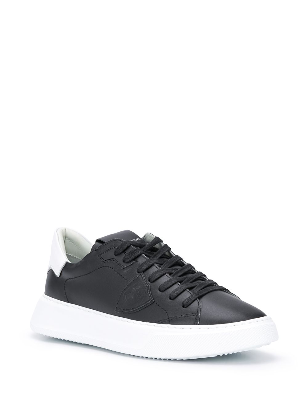 Philippe Model Paris Temple Veau low-top sneakers - Zwart