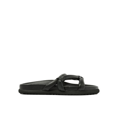 Platte Sandalen Candy Lia Via Vai , Black , Dames