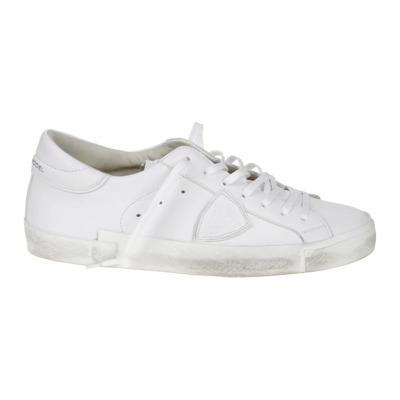 Platte Schoenen Parijs Laag Man Wit Philippe Model , White , Heren