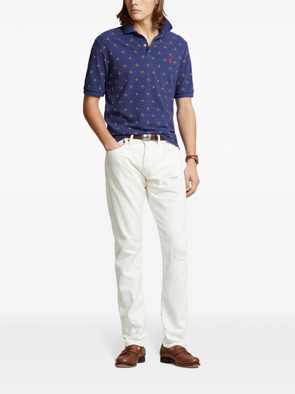 Polo Ralph Lauren Overhemd met print - Blauw