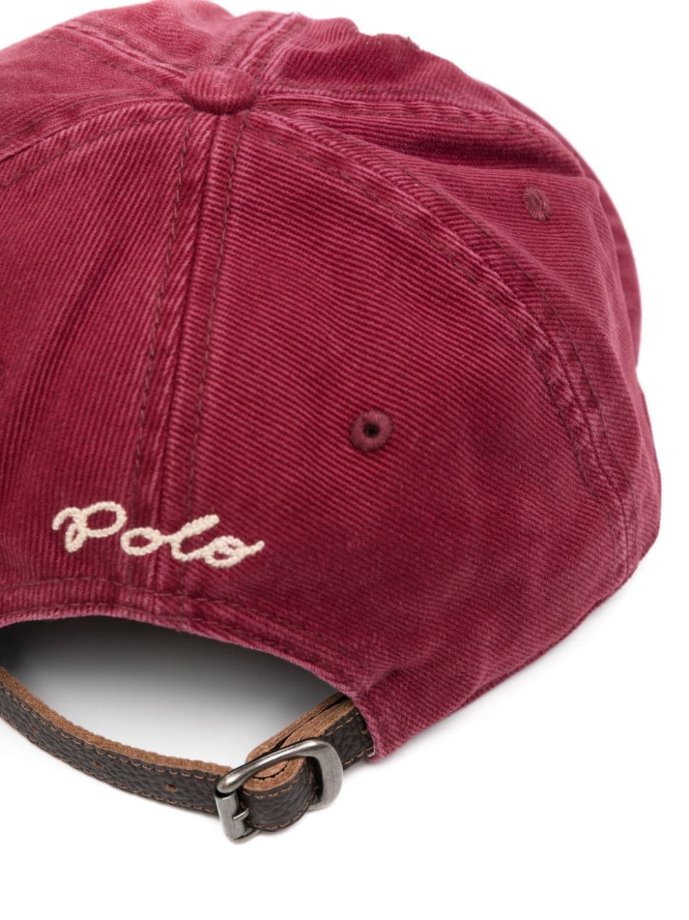 Polo Ralph Lauren Pet met logopatch - Rood