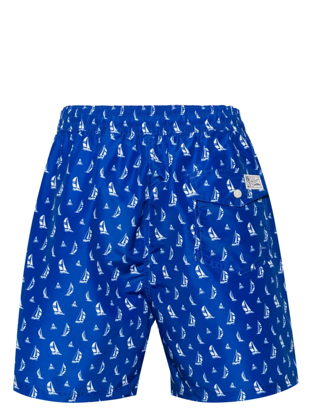 Polo Ralph Lauren Zwembroek met bootprint - Blauw