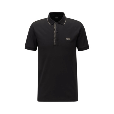 Poloshirt Hugo Boss , Black , Heren