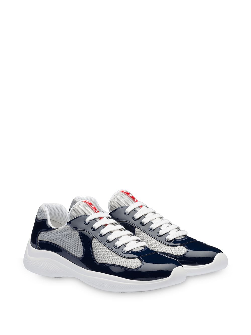 Prada America's Cup low-top sneakers - Blauw