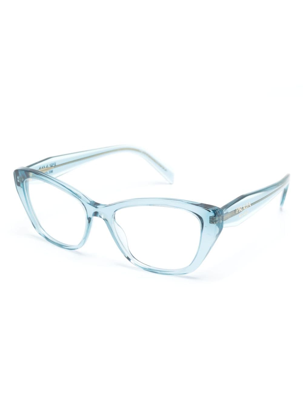 Prada Eyewear Bril met cat-eye montuur - Blauw