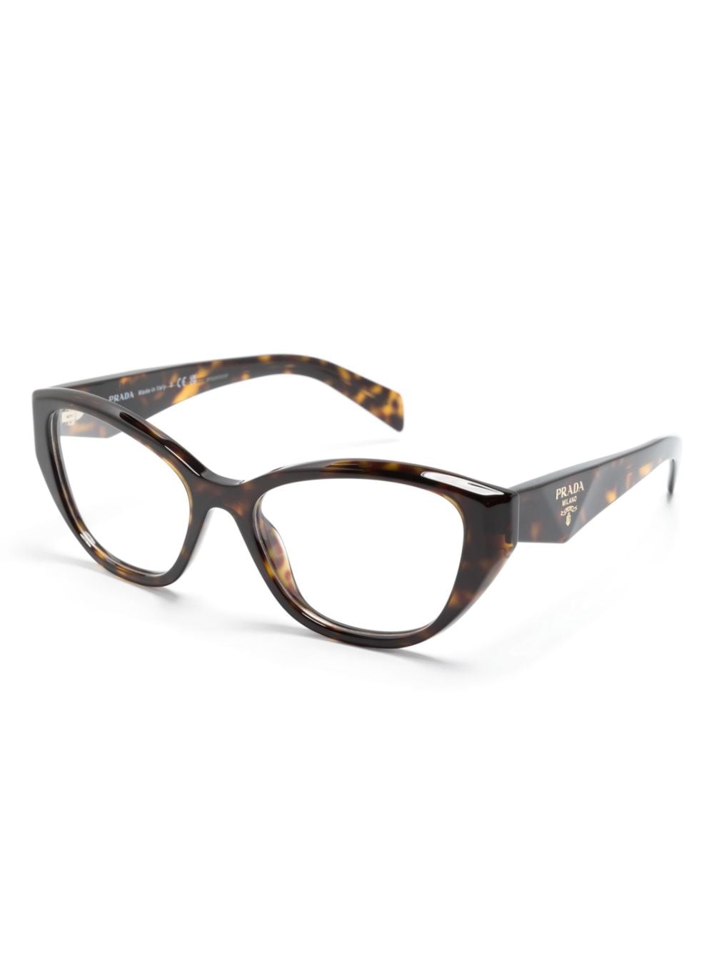 Prada Eyewear Bril met cat-eye montuur - Bruin