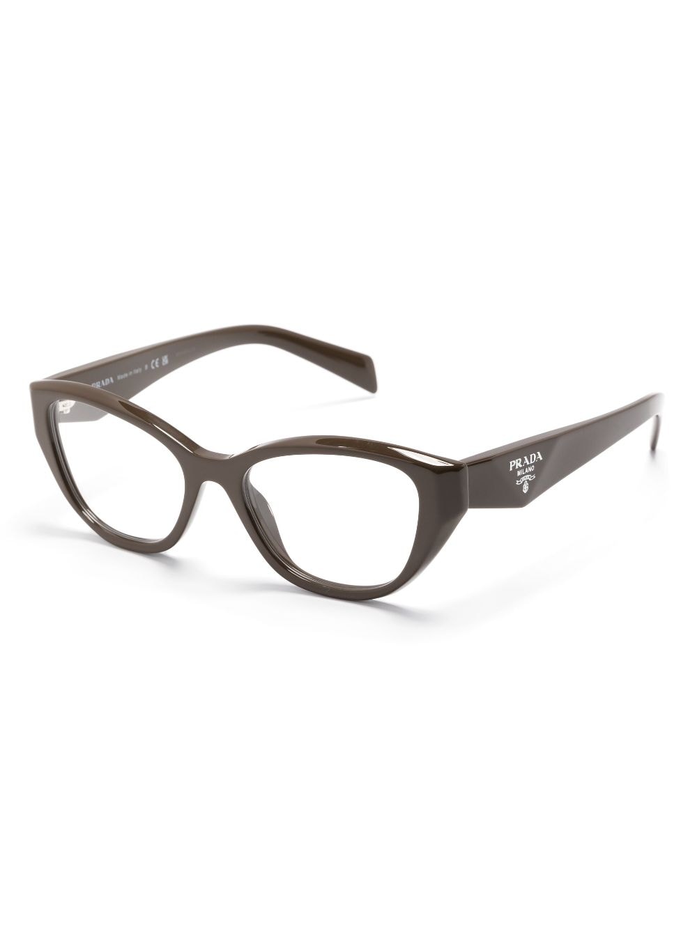 Prada Eyewear Bril met cat-eye montuur - Bruin