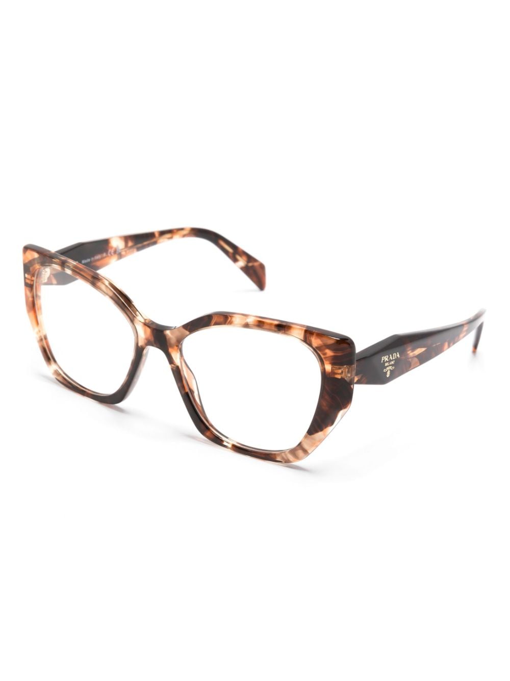 Prada Eyewear Prada Symbole bril met cat-eye montuur - Bruin