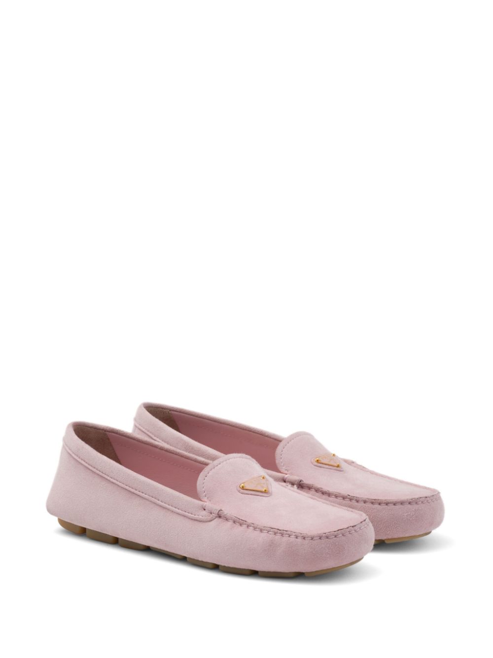 Prada Loafers met logo - Roze