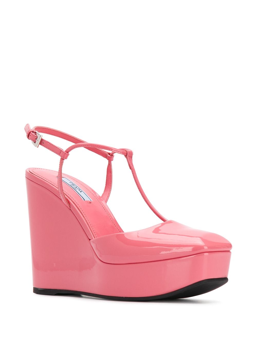 Prada Sandalen met plateauzool - Roze