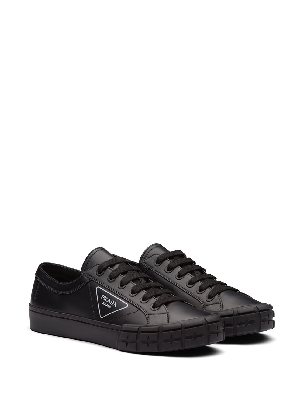 Prada Wheel sneakers - Zwart