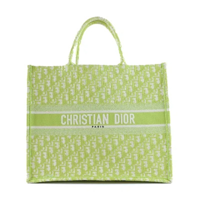 Pre-owned Canvas dior-bags Dior Vintage , Green , Dames