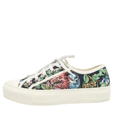 Pre-owned Canvas sneakers Dior Vintage , Multicolor , Dames