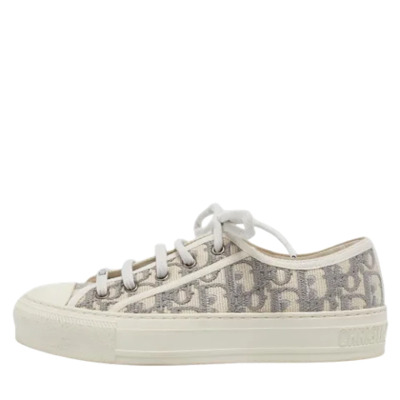 Pre-owned Canvas sneakers Dior Vintage , White , Dames