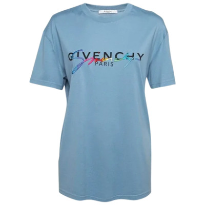 Pre-owned Cotton tops Givenchy Pre-owned , Blue , Dames