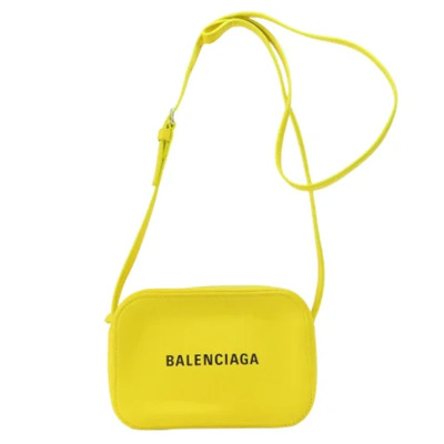 Pre-owned Leather balenciaga-bags Balenciaga Vintage , Yellow , Dames