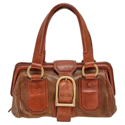 Pre-owned Leather celine-bags Celine Vintage , Brown , Dames