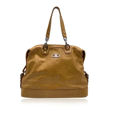 Pre-owned Leather celine-bags Celine Vintage , Brown , Dames