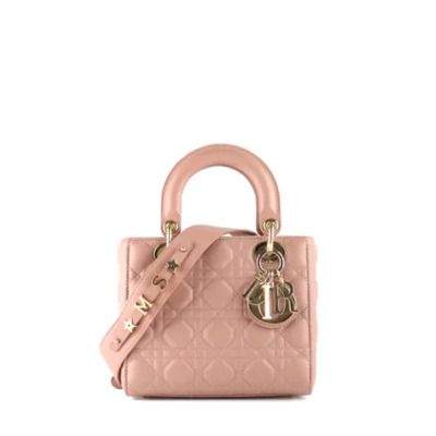 Pre-owned Leather dior-bags Dior Vintage , Pink , Dames