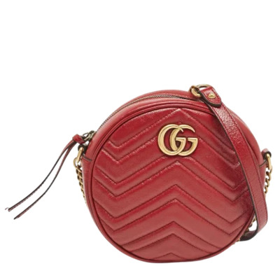 Pre-owned Leather gucci-bags Gucci Vintage , Red , Dames