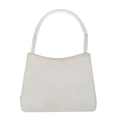 Pre-owned Leather prada-bags Prada Vintage , White , Dames