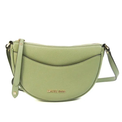 Pre-owned Leather shoulder-bags Michael Kors Pre-owned , Green , Dames