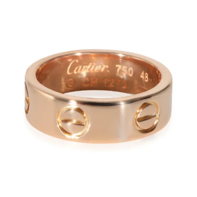 Pre-owned Rose Gold rings Cartier Vintage , Pink , Dames