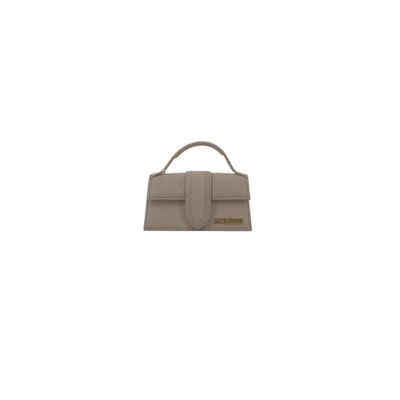 Pre-owned Suede handbags Jacquemus Pre-owned , Gray , Dames