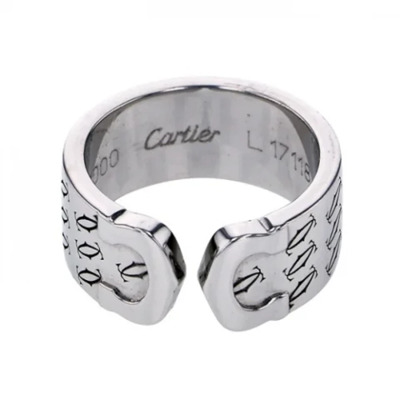 Pre-owned White Gold rings Cartier Vintage , Gray , Dames