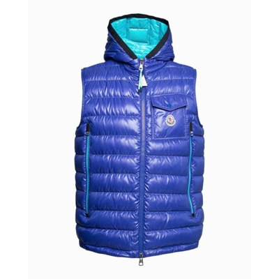 Ragot Vest, Blauw Moncler , Blue , Heren