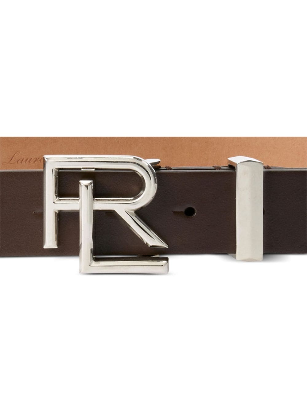 Ralph Lauren Collection RL leren riem - Bruin