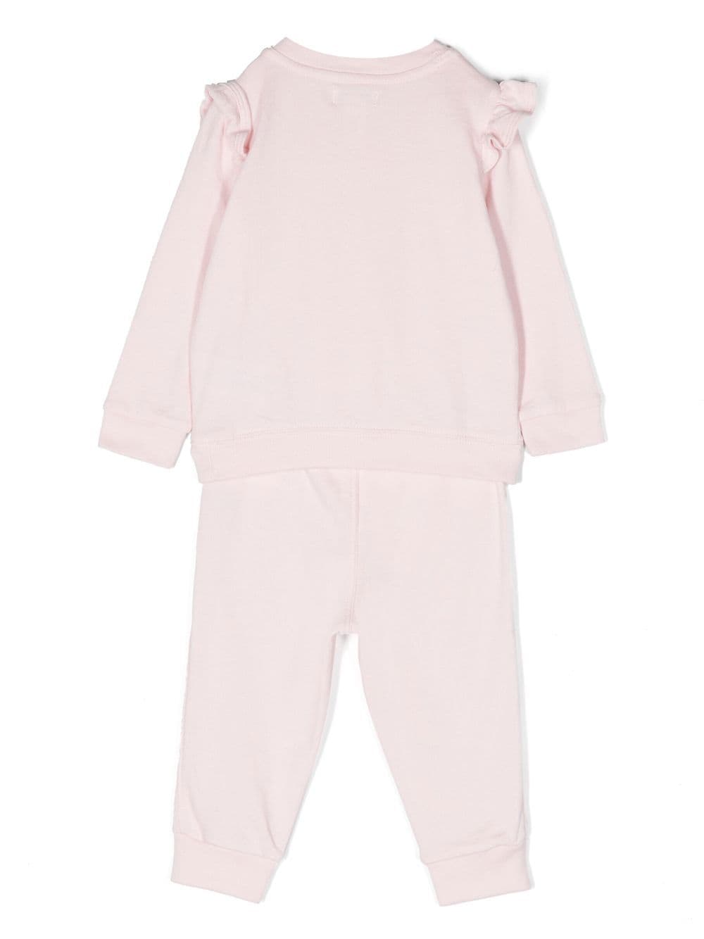 Ralph Lauren Kids Trainingspak met ruches - Roze