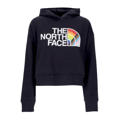 Regenboog Trots Zwarte Hoodie Sweatshirt The North Face , Black , Dames