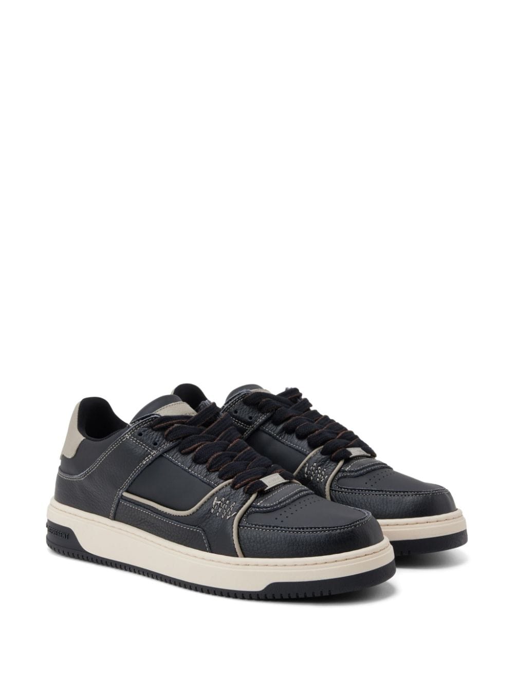 Represent Apex leren sneakers - Zwart