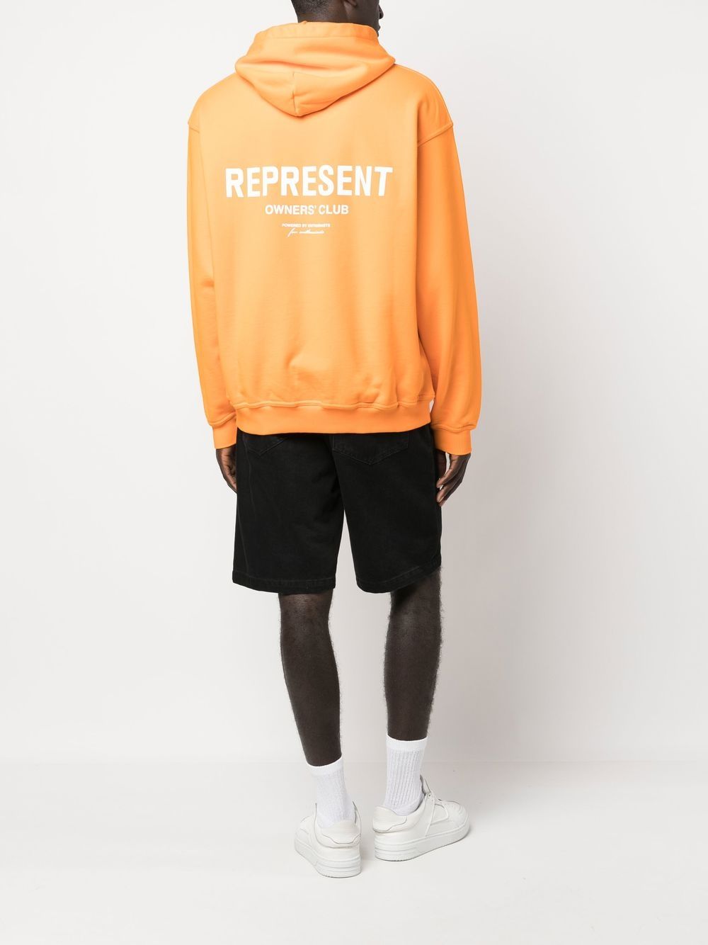 Represent Hoodie met logoprint - Oranje