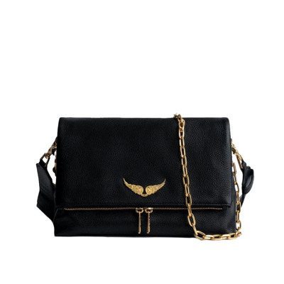 Rocky Tas, Zwart/Goud Zadig & Voltaire , Black , Dames