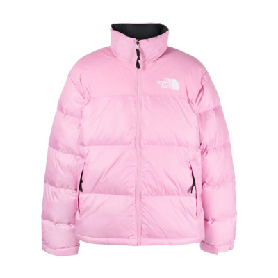 Roze Gewatteerde Jas The North Face , Pink , Heren