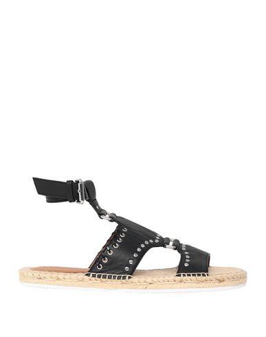 See By Chloé Woman Espadrilles Black Size 10 Soft Leather