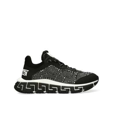 Sneakers Versace , Black , Heren