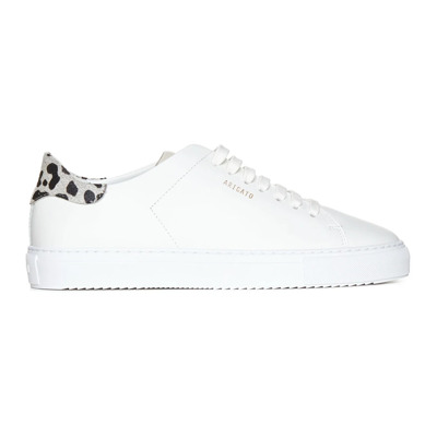 Sneakers met Kalfshaar Logo Print Axel Arigato , White , Dames