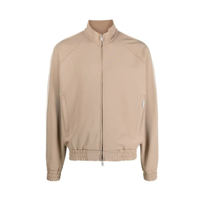 Sporty Track Jacket voor Actieve Levensstijl Represent , Beige , Heren