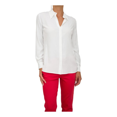 Stijlvolle Blouse voor Vrouwen Elisabetta Franchi , White , Dames