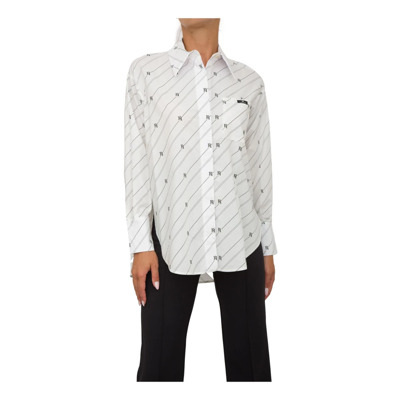 Stijlvolle Blouse voor Vrouwen Elisabetta Franchi , White , Dames