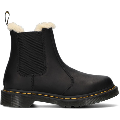 Stijlvolle Chelsea Boots met Wollen Voering Dr. Martens , Black , Dames